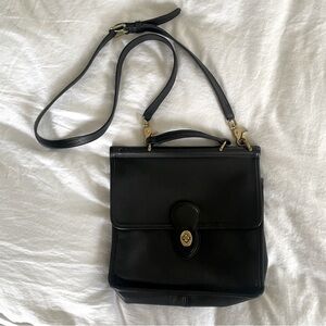 COACH Vintage | 9927 Willis Crossbody | Black Leather
